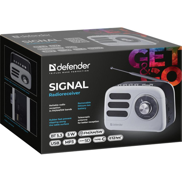 Радиоприемник Defender Signal 65089