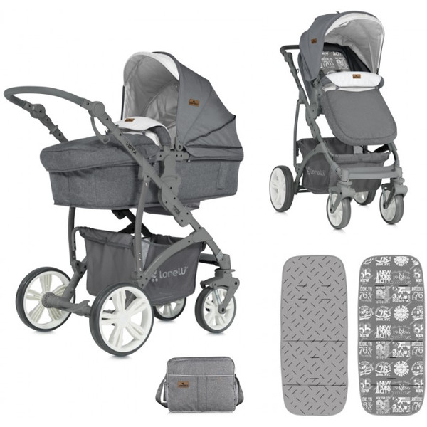 Универсальная коляска Lorelli Vista Grey