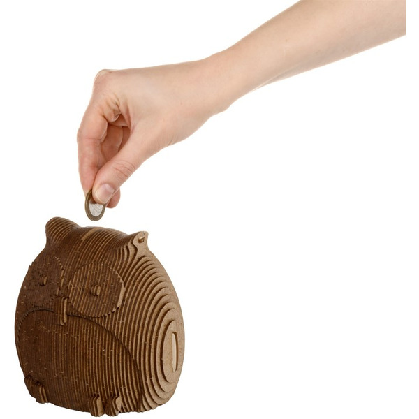 Модель в виде конструктора EWA Совушка-копилка