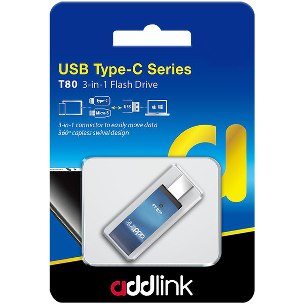 USB Flash Addlink T80 64GB (синий)
