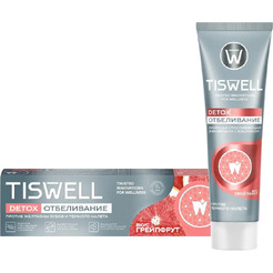 Зубная паста Tiswell Вкус грейпфрута отбеливающая с каолином 110г