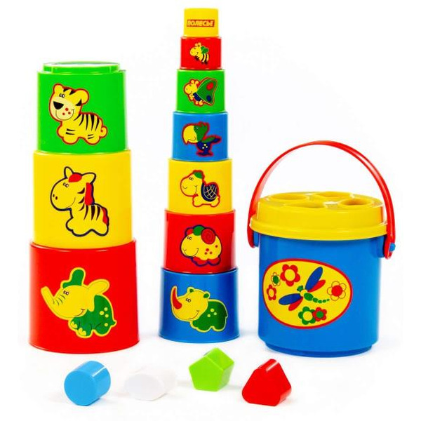 Занимательная пирамидка  Полесье №3  52605