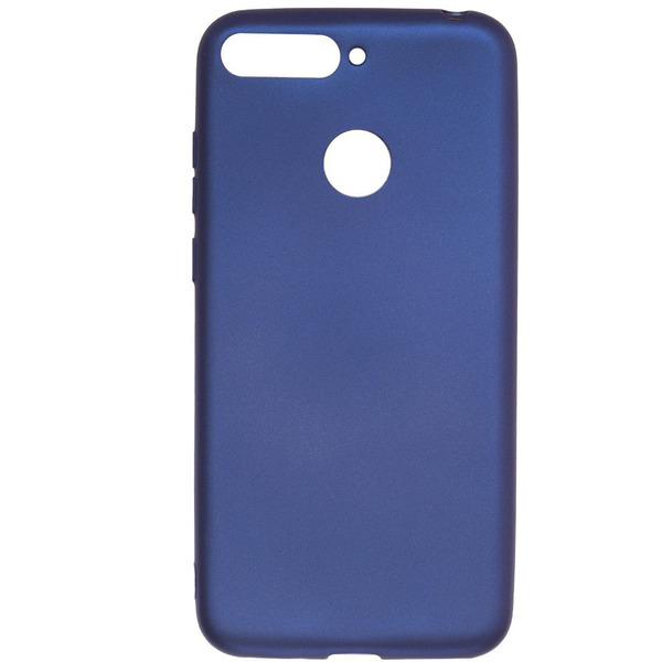 Пластиковая накладка Akami Soft-touch для Huawei Y5 Prime/Honor 7A Темно-синий (5653)