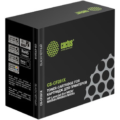 Картридж лазерный Cactus CS-CF281X CF281X черный (25000стр.) для HP LJ Ent M630/M605dn/M606dn/M605x