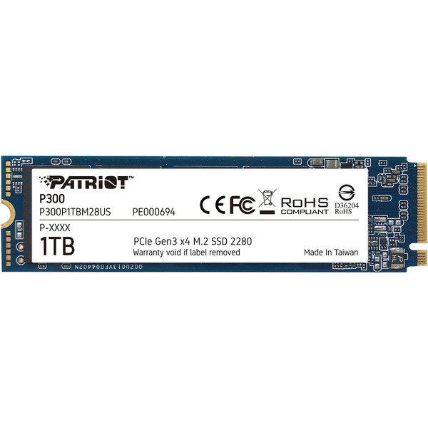 SSD диск Patriot P300 1TB (P300P1TBM28)