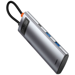 Док-станция Baseus Metal Gleam Series 7-in-1 Multifunctional Type-C WKWG020113
