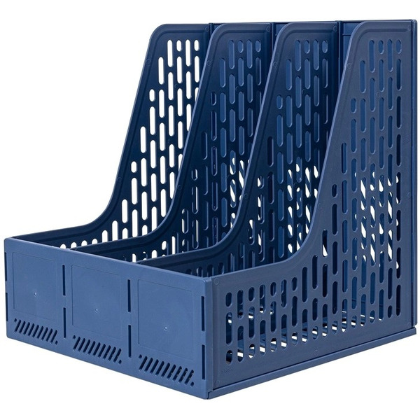 Лоток для бумаг Deli 9843 (синий)