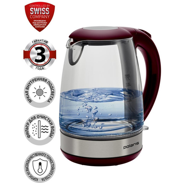 Электрочайник Polaris PWK 1740CGL