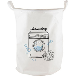 Корзина для белья тканевая Рыжий кот, Стиралка, TLB-01, арт.M312183, 38х38х48см