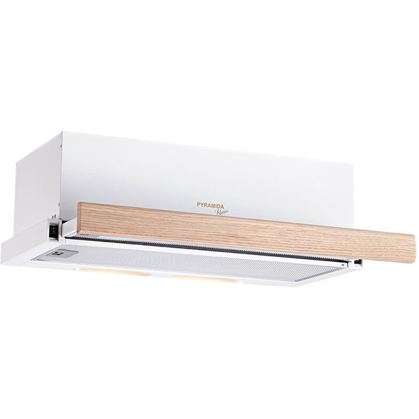 Вытяжка кухонная PYRAMIDA TL-60 WOOD WHITE/N
