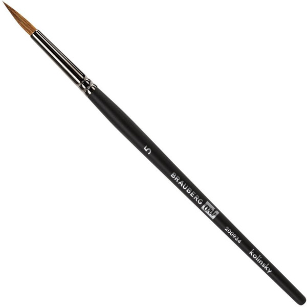 Кисть художественная профессиональная BRAUBERG Art Classic 5 200934 (круглая)