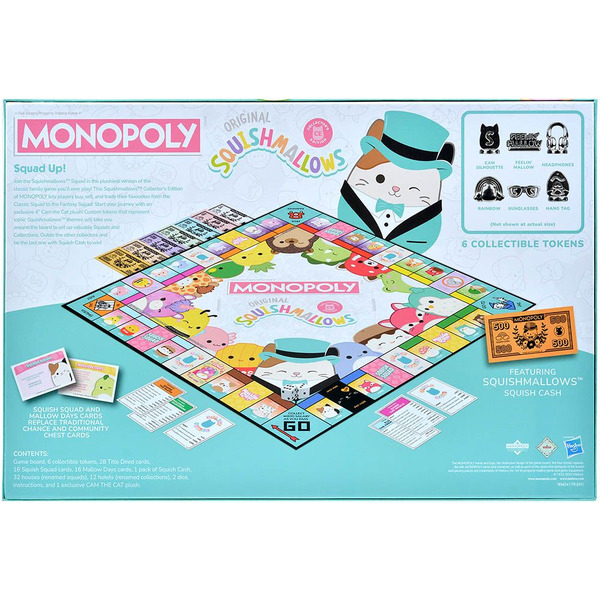 Настольная игра Hasbro Монополия. Squishmallows на английском языке WM04179-EN1-6