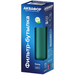Фильтр-бутылка АКВАФОР Сити 1350 (изумрудный)