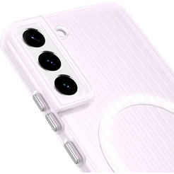 Задняя накладка CASE Translucent Strip Samsung Galaxy S22, белый