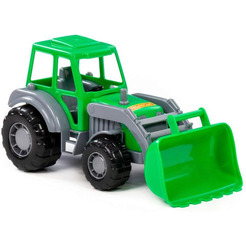 Погрузчик Полесье Мастер 24422 (серый/зеленый)