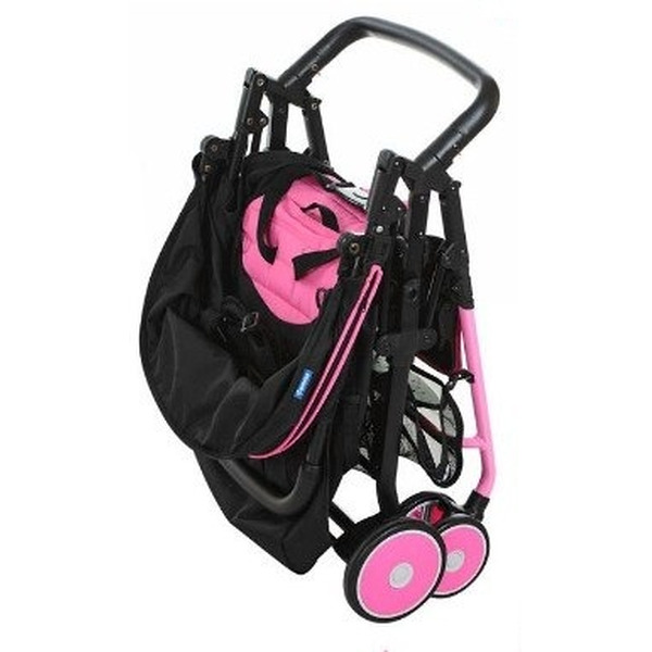 Коляска EL Camino Pilot (черный/розовый)