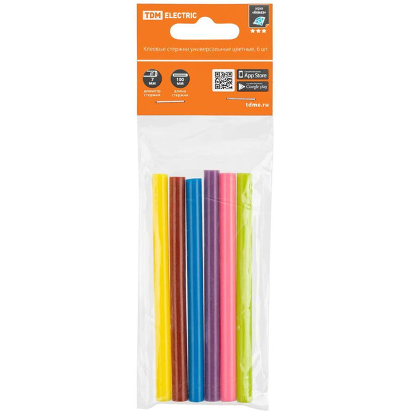 Клеевые стержни TDM Electric SQ1024-0508 (6 шт)