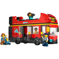 Конструктор LEGO CITY 60407 Красный двухэтажный экскурсионный автобус