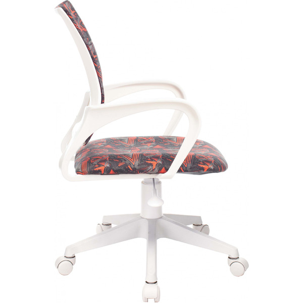 Кресло детское Бюрократ KD-W4 (черный/красный)