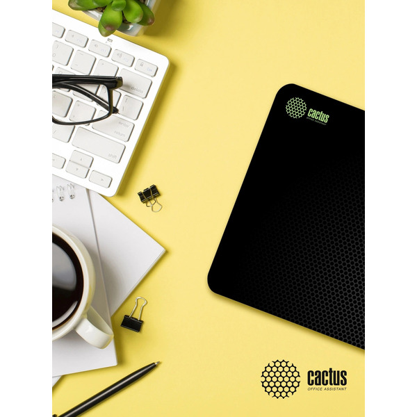 Коврик для мыши Cactus Black Mesh CS-MP-D02S