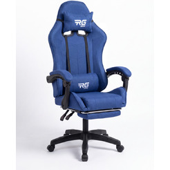 Игровое кресло byroom RG HEALER fabric blue с подставкой для ног BRGF813F/BL