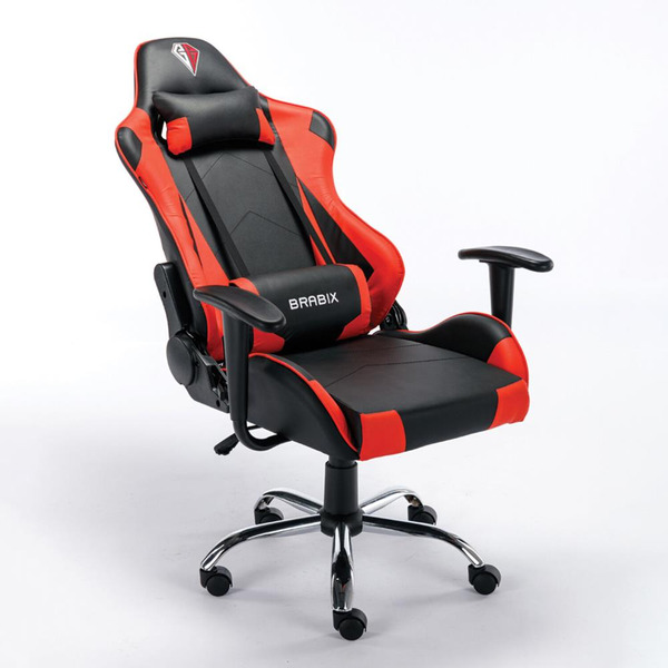 Кресло Brabix Hunter Gm-130 532797 (черный/красный)
