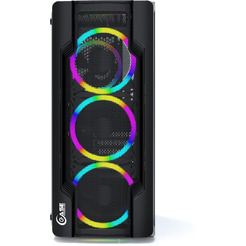 Корпус Powercase Mistral X4 Mesh LED CMIXB-L4