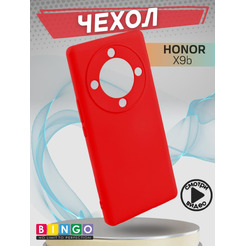 Бампер Bingo Liquid TPU для HONOR X9b Красный