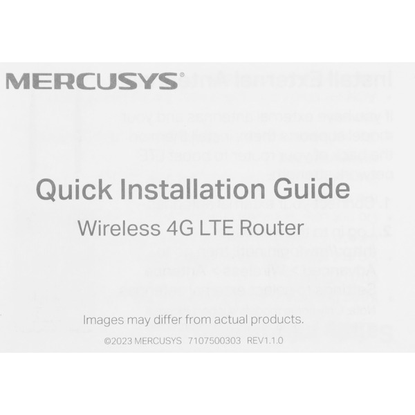 Wi-Fi роутер MERCUSYS MB130-4G