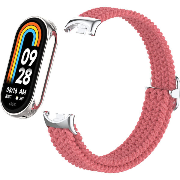 Ремешок Bingo Braided Xiaomi Mi Band 8 Розовый