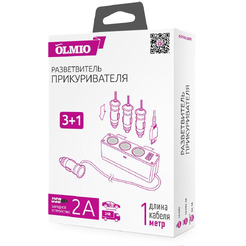 Разветвитель прикуривателя Olmio CC-004