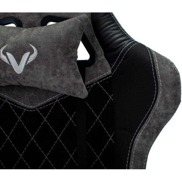 Кресло игровое Бюрократ Zombie VIKING 7 KNIGHT Fabric ткань/экокожа,черный