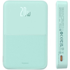 Внешний аккумулятор Baseus MagPro Magsafe 5000mAh 20W (мятный)