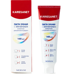 Зубная паста Modum Kariesanet с аминофторидом 100 г