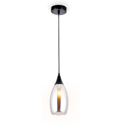 Подвесной светильник Ambrella Light Traditional TR3544 черный/серый Е14х1