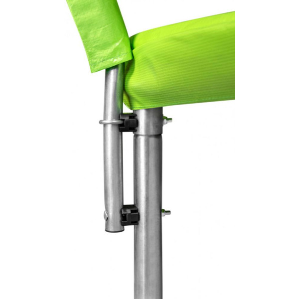 Батут Alpin SKY Carbon inside зеленый 12ft. с защит.сеткой и лестницей ASK-374