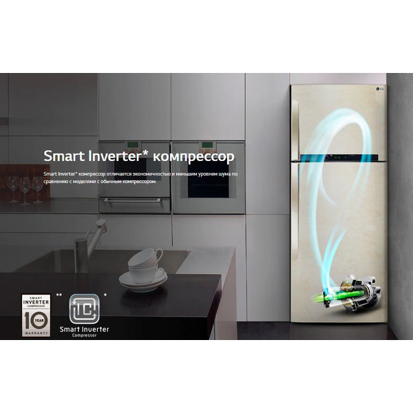 Холодильник LG DoorCooling+ GC-B569PBCM