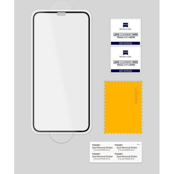 Защитное стекло Spigen Glas FC для iPhone 11 Pro/XS/X 063GL25234