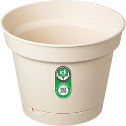 Горшок для цветов IDILAND Mint 221612125/01 (светло-бежевый)