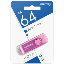 USB Flash Smart Buy Twist Pink 64GB (SB064GB2TWP)