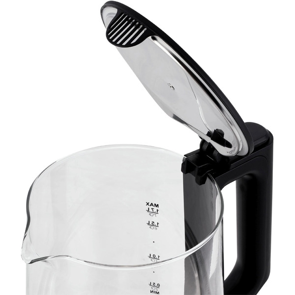 Чайник Hyundai HYK-G8808 (черный/серебристый)