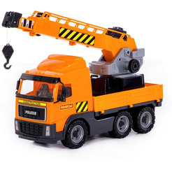 Автомобиль-кран Полесье с поворотной платформой 8824