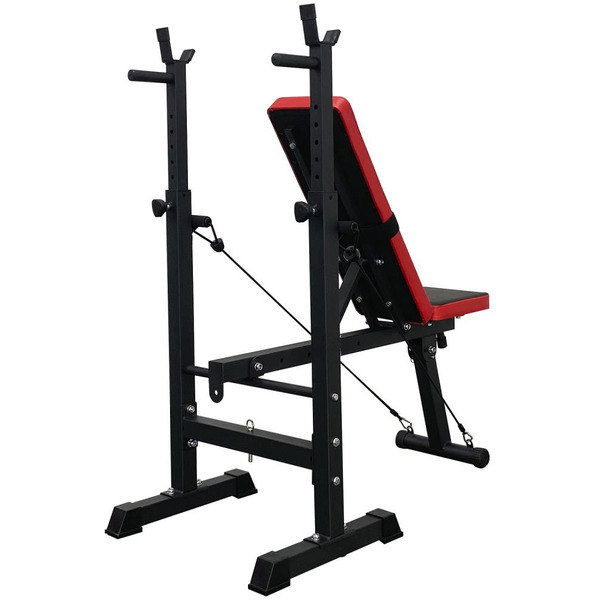 Скамья спортивная Calviano 1008 (red+black)