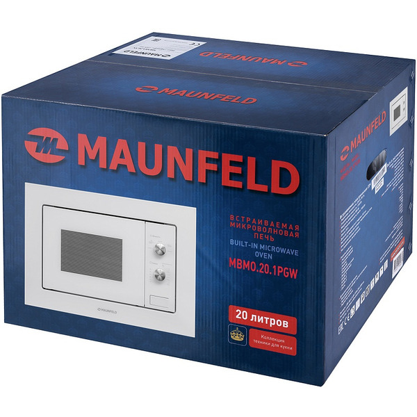 Встраиваемая микроволновая печь MAUNFELD MBMO.20.1PGW