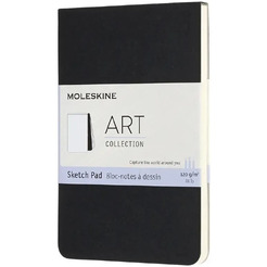 Блокнот для рисования Moleskine ART SOFT SKETCH PAD (130х210мм, черный)
