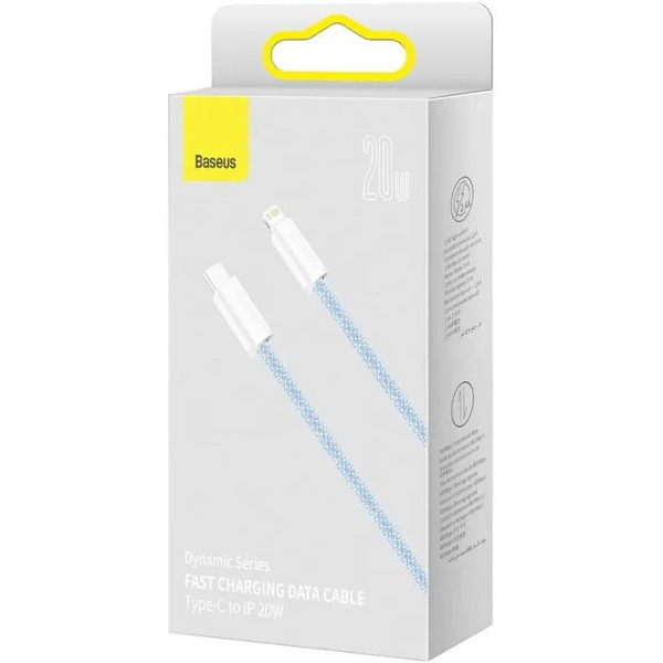 Кабель Baseus Lightning - USB Type-C CALD000103 (2 м, голубой)