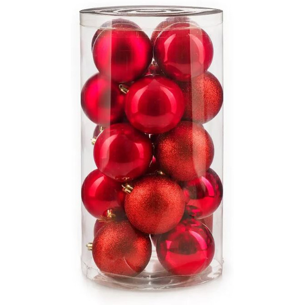 Набор новогодних шаров Ausini VT25-04007-3