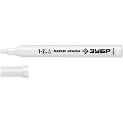 Маркер-краска Зубр МК-200 06326-8 (белый)