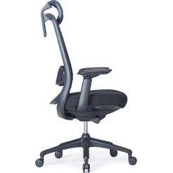 Кресло компьютерное SitZone CH-531A ткань, черный, крестов. пластик