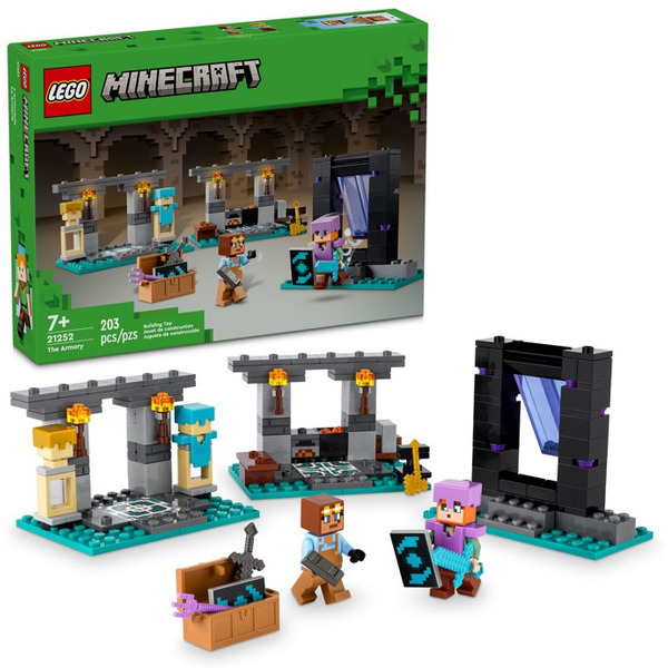 Конструктор LEGO Minecraft 21252 Оружейная комната